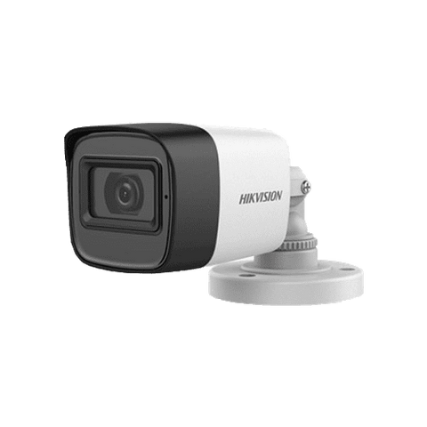 Hikvision DS-2CE16D0T-EXIPF 2MP EXIR Bullet Camera - angled view with mounting bracket