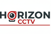 Horizon CCTV Logo - Red & Charcoal